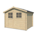 Gardenas Abris de jardin en bois Marron Bois massif 7.3m²