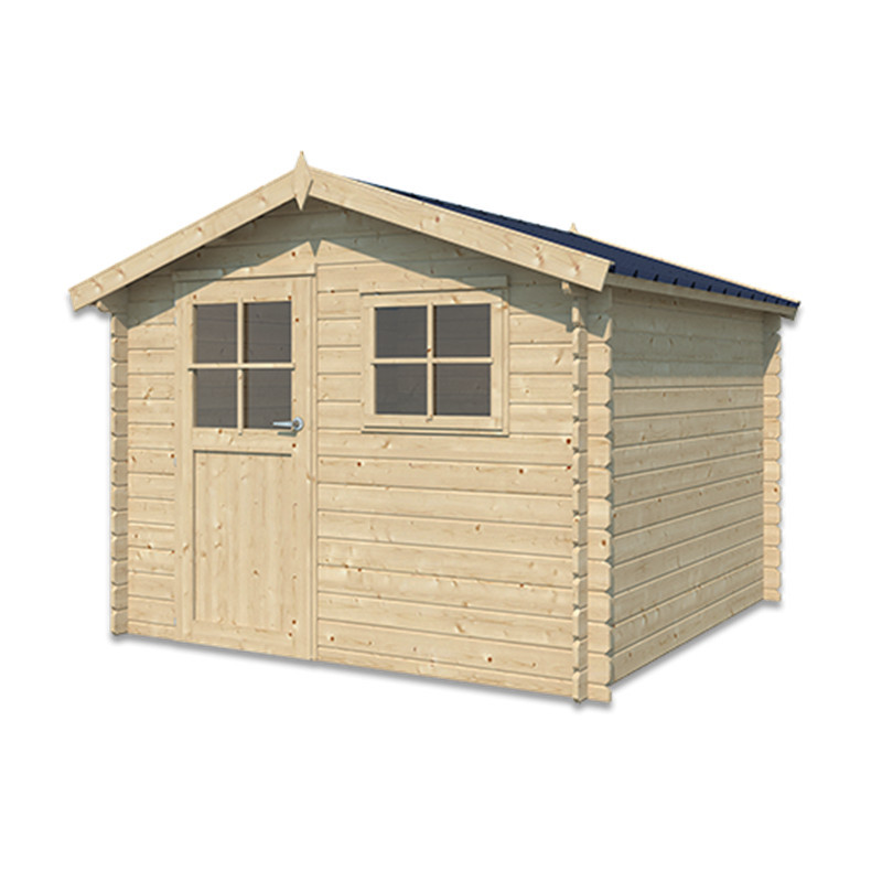 Gardenas Abris de jardin en bois Marron Bois massif 8.7m²