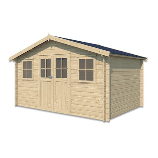 Gardenas Abris de jardin en bois Marron Bois massif 12.2m²