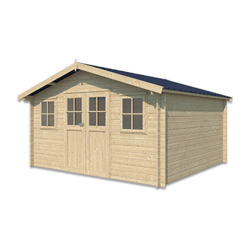 Gardenas Abris de jardin en bois Marron Bois massif 16m²