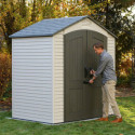 Lifetime Abri de jardin résine Beige Polyéthylène Haute Densité (HDPE) 2.88m²