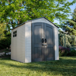 Lifetime Abri de jardin résine Beige Polyéthylène Haute Densité (HDPE) 4.3m²