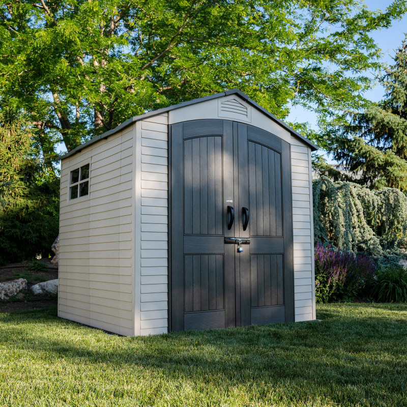 Lifetime Abri de jardin résine Beige Polyéthylène Haute Densité (HDPE) 4.3m²