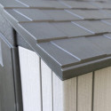 Lifetime Abri de jardin résine Beige Polyéthylène Haute Densité (HDPE) 4.3m²