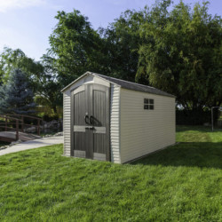 Lifetime Abri de jardin résine Beige Polyéthylène Haute Densité (HDPE) 7.3m²