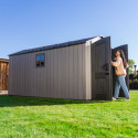 Lifetime Abri de jardin résine Beige Polyéthylène Haute Densité (HDPE) 8.69m²