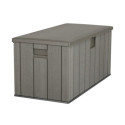 Lifetime Coffre de jardin Gris Polyéthylène Haute Densité (HDPE) 1.08m²