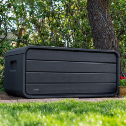 Lifetime Coffre de jardin Gris Polyéthylène Haute Densité (HDPE) 1.06m²