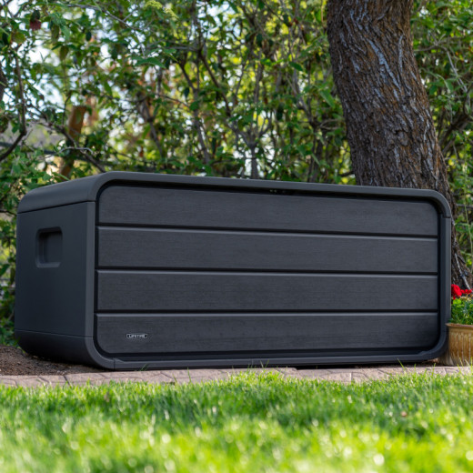Lifetime Coffre de jardin Gris Polyéthylène Haute Densité (HDPE) 1.06m²