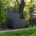 Lifetime Coffre de jardin Gris Polyéthylène Haute Densité (HDPE) 1.06m²
