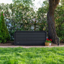 Lifetime Coffre de jardin Gris Polyéthylène Haute Densité (HDPE) 1.06m²