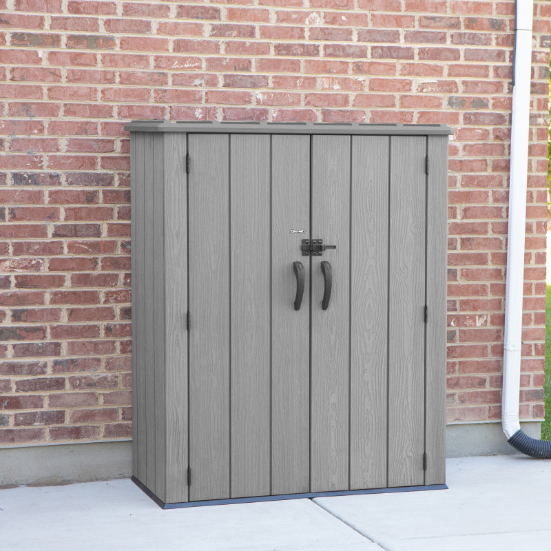 Lifetime Armoire de jardin Marron Polyéthylène Haute Densité (HDPE) 1.05m²