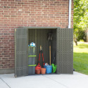 Lifetime Armoire de jardin Marron Polyéthylène Haute Densité (HDPE) 1.05m²