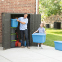 Lifetime Armoire de jardin Marron Polyéthylène Haute Densité (HDPE) 1.05m²