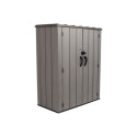 Lifetime Armoire de jardin Marron Polyéthylène Haute Densité (HDPE) 1.05m²
