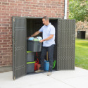 Lifetime Armoire de jardin Marron Polyéthylène Haute Densité (HDPE) 1.05m²