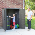 Lifetime Armoire de jardin Marron Polyéthylène Haute Densité (HDPE) 1.05m²