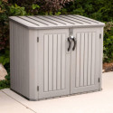 Lifetime Coffre de jardin Gris Polyéthylène Haute Densité (HDPE) 1.4m²