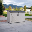 Lifetime Coffre de jardin Beige Polyéthylène Haute Densité (HDPE) 2.06m²