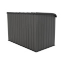 Lifetime Coffre de jardin Gris Polyéthylène Haute Densité (HDPE) 2.06m²