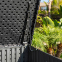 Lifetime Coffre de jardin Gris Polyéthylène Haute Densité (HDPE) 2.06m²