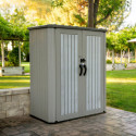 Lifetime Armoire de jardin Marron Polyéthylène Haute Densité (HDPE) 1.33m²