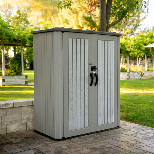 Lifetime Armoire de jardin Marron Polyéthylène Haute Densité (HDPE) 1.33m²