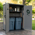 Lifetime Armoire de jardin Marron Polyéthylène Haute Densité (HDPE) 1.33m²