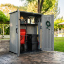 Lifetime Armoire de jardin Marron Polyéthylène Haute Densité (HDPE) 1.33m²