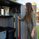 Lifetime Armoire de jardin Marron Polyéthylène Haute Densité (HDPE) 1.33m²