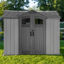 Lifetime Abri de jardin résine Gris Polyéthylène Haute Densité (HDPE) 5.77m²