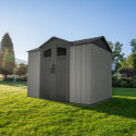 Lifetime Abri de jardin résine Gris Polyéthylène Haute Densité (HDPE) 5.77m²