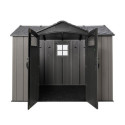 Lifetime Abri de jardin résine Gris Polyéthylène Haute Densité (HDPE) 5.77m²