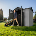 Lifetime Abri de jardin résine Gris Polyéthylène Haute Densité (HDPE) 5.77m²