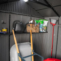 Lifetime Abri de jardin résine Gris Polyéthylène Haute Densité (HDPE) 5.77m²