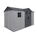 Lifetime Abri de jardin résine Gris Polyéthylène Haute Densité (HDPE) 7.2m²