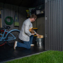 Lifetime Abri de jardin résine Gris Polyéthylène Haute Densité (HDPE) 7.2m²