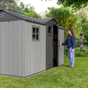 Lifetime Abri de jardin résine Gris Polyéthylène Haute Densité (HDPE) 7.2m²