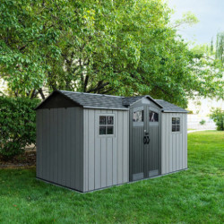 Lifetime Abri de jardin résine Gris Polyéthylène Haute Densité (HDPE) 8.69m²