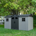 Lifetime Abri de jardin résine Gris Polyéthylène Haute Densité (HDPE) 8.69m²