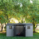 Lifetime Abri de jardin résine Gris Polyéthylène Haute Densité (HDPE) 8.69m²