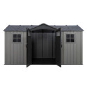 Lifetime Abri de jardin résine Gris Polyéthylène Haute Densité (HDPE) 8.69m²