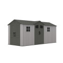 Lifetime Abri de jardin résine Gris Polyéthylène Haute Densité (HDPE) 10m²