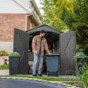 Lifetime Abri de jardin résine Gris Polyéthylène Haute Densité (HDPE) 10m²