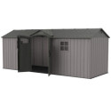 Lifetime Abri de jardin résine Gris Polyéthylène Haute Densité (HDPE) 12m²