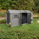 Lifetime Abri de jardin résine Gris Polyéthylène Haute Densité (HDPE) 10.80m²
