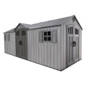Lifetime Abri de jardin résine Gris Polyéthylène Haute Densité (HDPE) 14.40m²