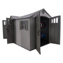 Lifetime Abri de jardin résine Gris Polyéthylène Haute Densité (HDPE) 14.40m²