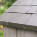 Lifetime Abri de jardin résine Gris Polyéthylène Haute Densité (HDPE) 14.40m²