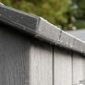 Lifetime Abri de jardin résine Gris Polyéthylène Haute Densité (HDPE) 10.80m²